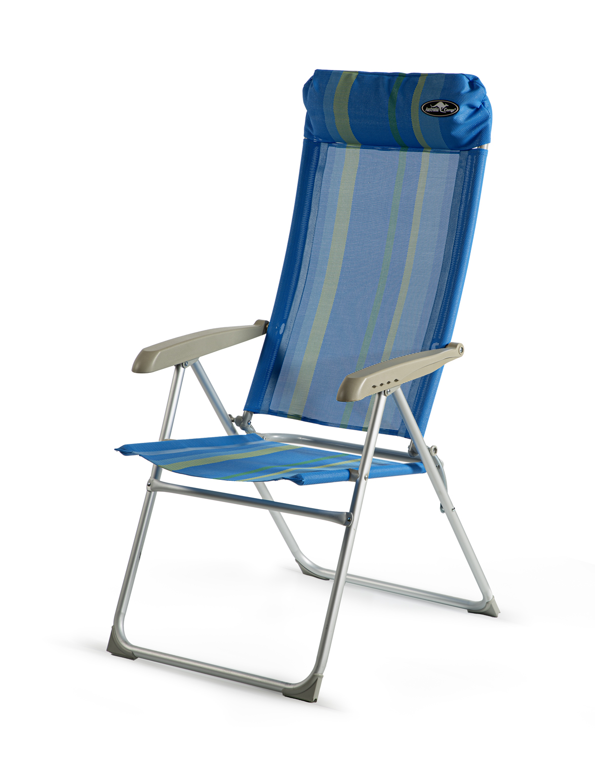 כיסא מתקפל אלומיניום 5 מצבים כחול ברצלונה Australia Camp  Barcelona