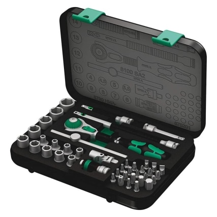 סט בוקסות ממ Wera  ZYKLOP-8100 SA2 D1/4