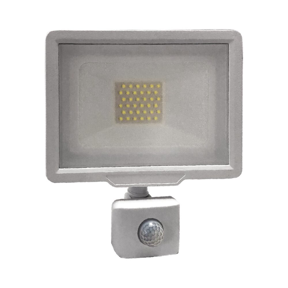 הצפה לבן עם חיישן אור ותנועה SMD IP65 30W MIRAGE אור קר Nisko