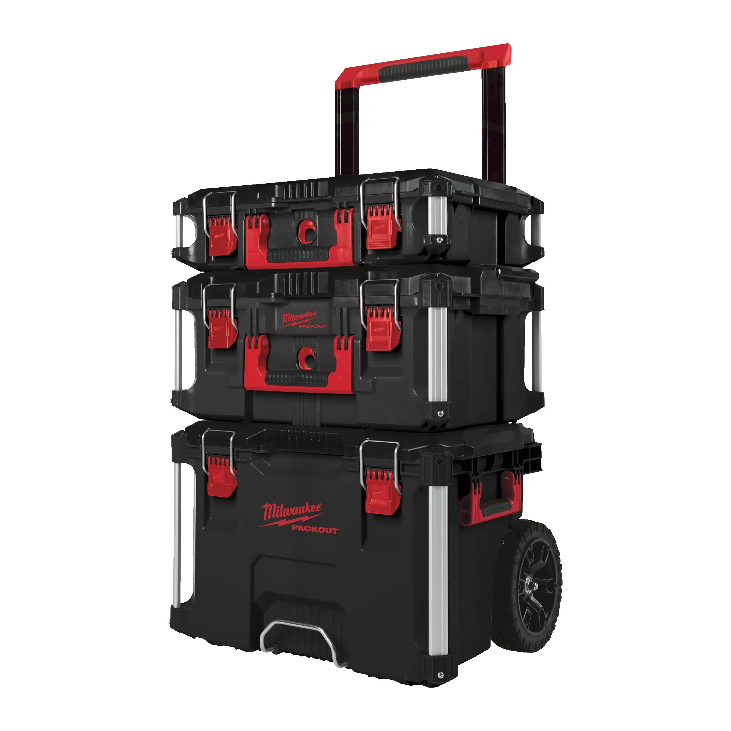סט 3 ארגזים מילווקי ארגזי פקהאוט 3 חלקים Milwaukee packout