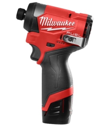 מברגת אימפקט 12V סוללות 2Ah פיול Milwaukee M12 Fid2 Fuel