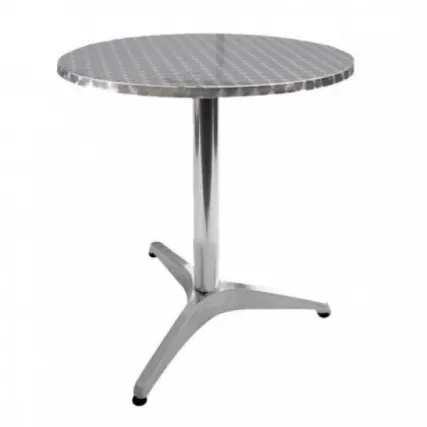 שולחן גינה אלומיניום מבריק GDLC