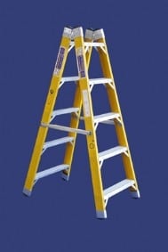 סולם פיבר דו צדדי 7 שלב 2.1 מ'