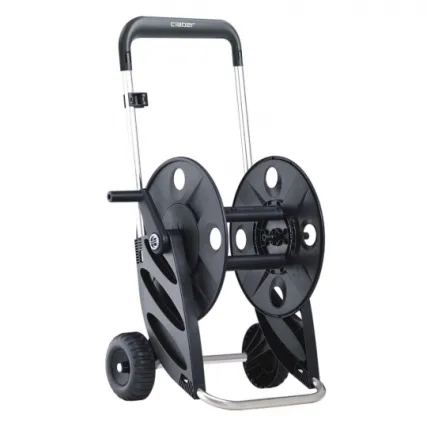 גלגלת לצינור גינה עד 60 מטר עם גלגלים Claber 8977