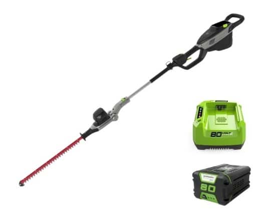 מגזמת גובה 80V PRO בראשלס 2.41 מטר להב 51 ס