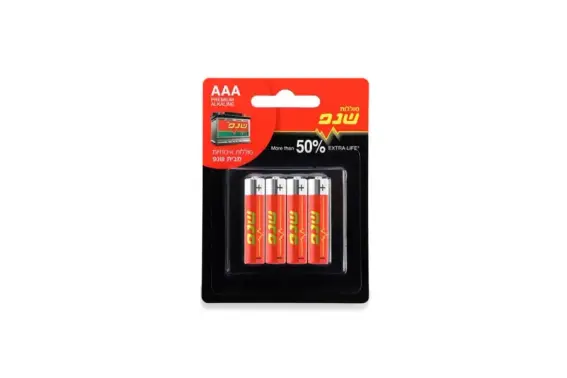 סוללות אלקליין שנפ 4-AAA