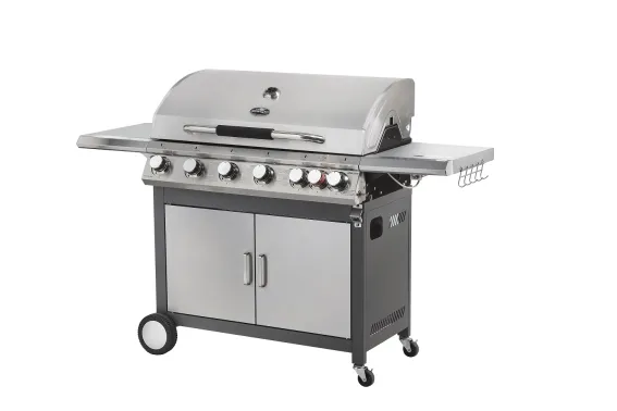 גריל גז 6 מבערים עם כירה Australia Chef APOLLO 6