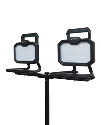 זרקור לד נטען כפול +עמוד Omega Lion Stand 2X30W