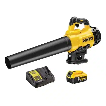 מפוח עלים נטען 18V סוללה 5Ah ומטען DeWALT DCM562P1