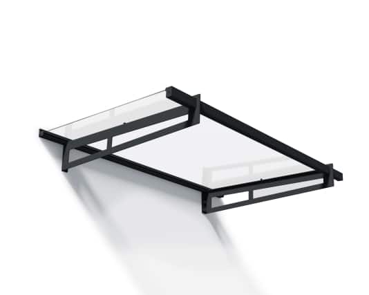 גגון Bremen אפור שקוף 0.9X1.5 עיצוב מודרני מבית פלרם - Canopia
