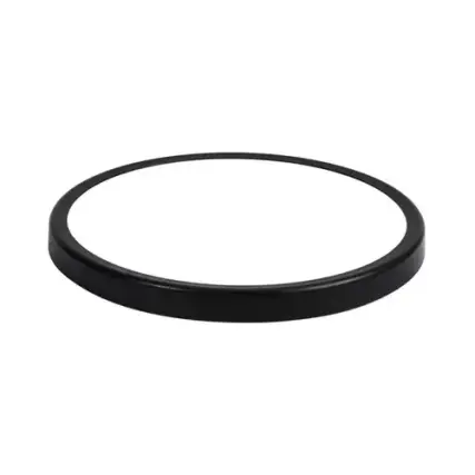 צמוד תקרה עגול דק שחור גוון אור משתנה NISKO TIME 32W 40CM