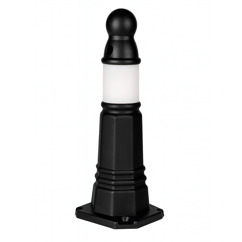 עמוד חסימה פלסטיק קשיח גובה 50 ס