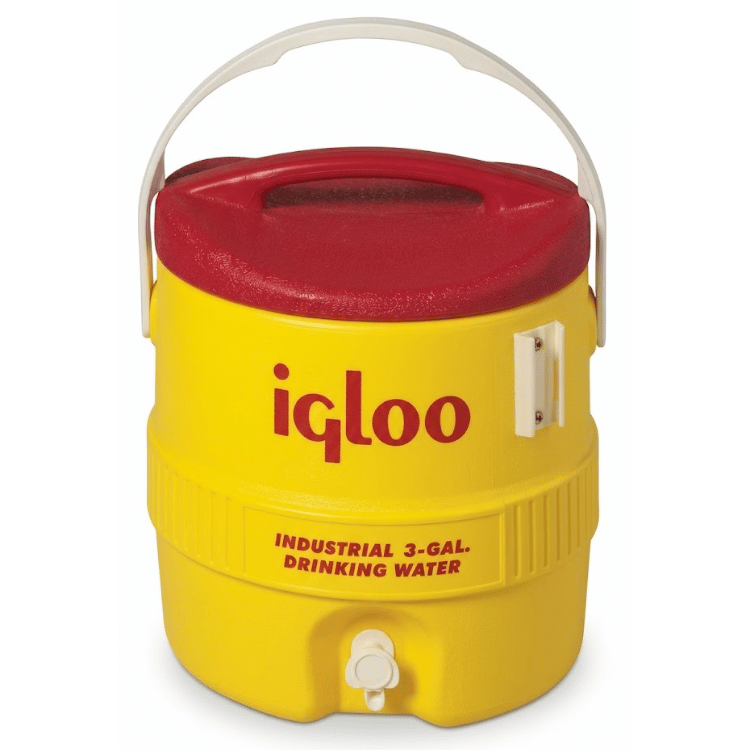מיכל מים תעשייתי צהוב 11.3 ליטר Igloo