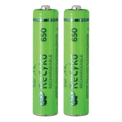 סוללות נטענות 2 יחידות GP C2 1.2V AAA 650mAh