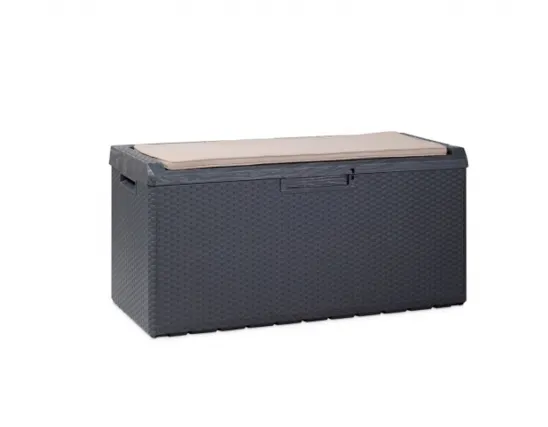 ארגז אחסון/ספסל לגינה 340 ליטר PORTONOVO