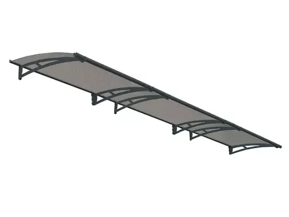 גגון Aquila אפור כהה 0.9X4.5 פלרם - Canopia