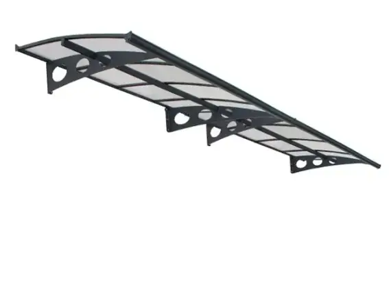 גגון Herald אפור שקוף 1.4X4.5 פלרם - Canopia
