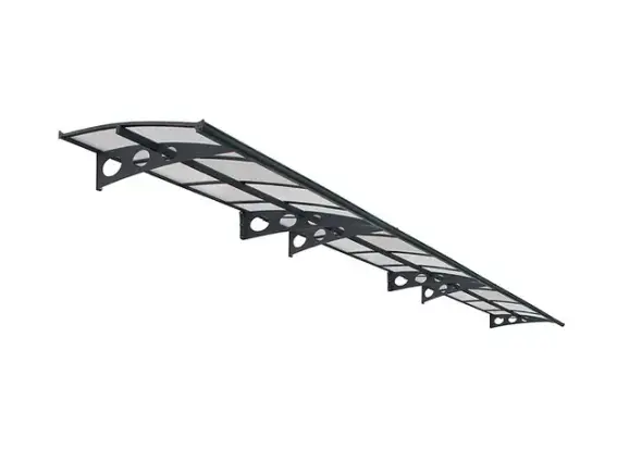 גגון Herald אפור שקוף 1.4X6.7 פלרם - Canopia