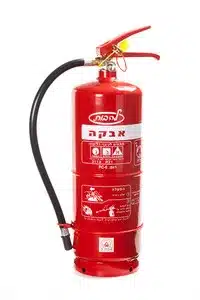 מטף כיבוי אש אבקה 6 ק