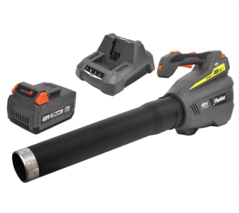 מפוח עלים נטען Brushless 40V סוללה 2.5Ah ומטען Hunter