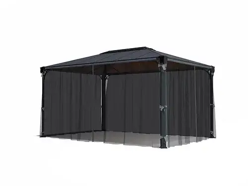 רשתות נגד יתושים לגזיבו מרטיניק 3X4.3 Martinique פלרם - Canopia