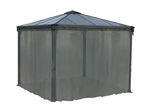 רשתות נגד יתושים לגזיבו 3X3 / 3X3.6 פלרם - Canopia