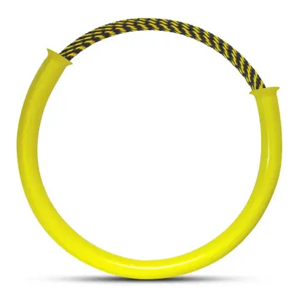 סטלבנד פוליאסטר תלת גידי צהוב שחור 5 מ