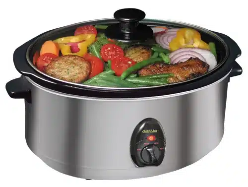 סיר בישול איטי אובלי 3.5 ליטר נירוסטה