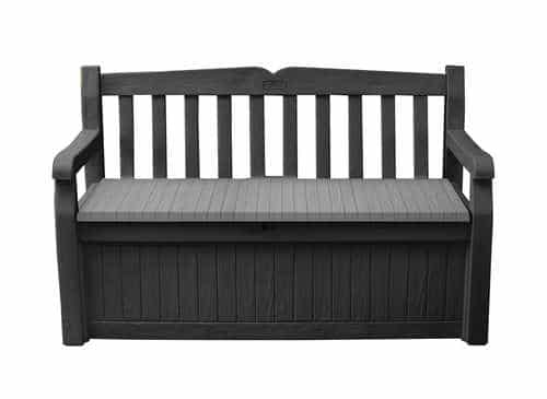 ספסל אחסון 265 ליטר עדן Eden אפור - כתר