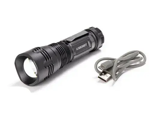 פנס לד מגנטי מוגן מים 1000 לומן טעינת Signet 096018 USB