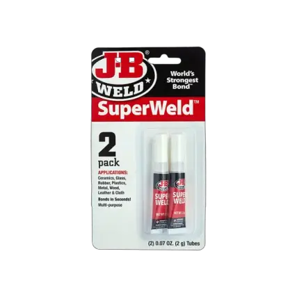 דבק מהיר סופר גלו זוג 2 גרם J-B WELD