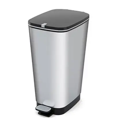 פח אשפה דגם שיק 35 ליטר כסף כתר Keter  Kis Chic