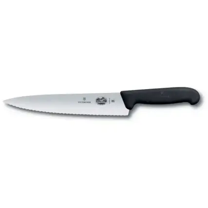 סכין טבח משונן יד פיברוקס 22 Victorinox