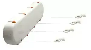 מתקן קפיצי לייבוש כביסה רולר קפיץ נגלל