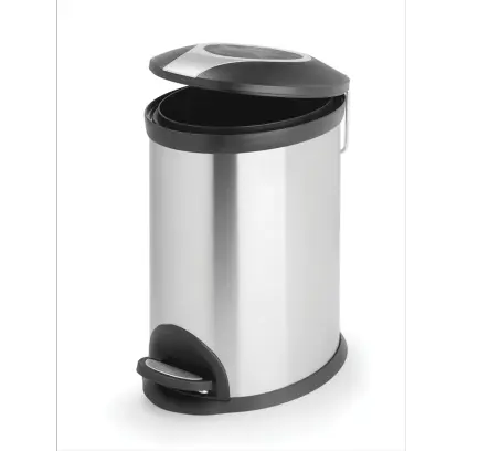 פח אשפה אובלי 30 ליטר ניקל