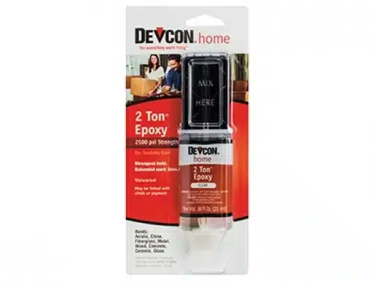דבק אפוקסי נוזלי שקוף לחוזק 2 טון - DEVCON