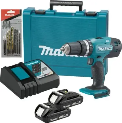מברגה / מקדחה רוטטת מקיטה סוללות Makita DHP453Y001 18V 1.5Ah
