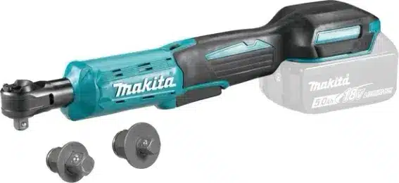 מפתח רצ'ט נטען 18V גוף בלבד ראש מתחלף 1/4+3/8 מקיטה Makita DWR180Z