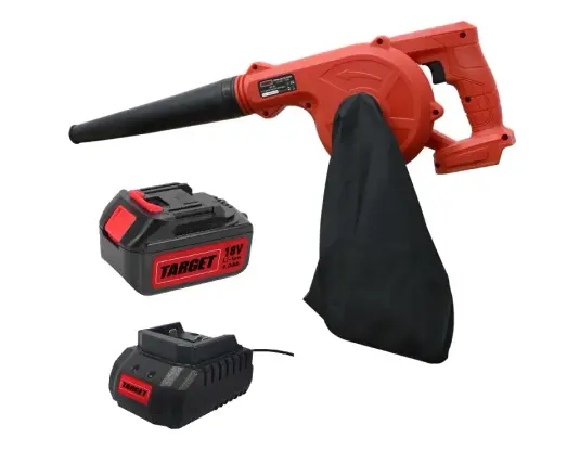 מפוח/שואב נטען 18V סוללה 4Ah ומטען Target CP1800