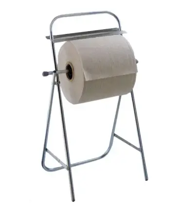 מתקן רצפתי לנייר ניגוב תעשייתי
