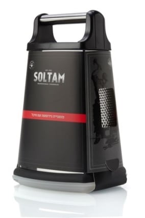 מגרדת נירוסטה עם קופסא 26.5 ס