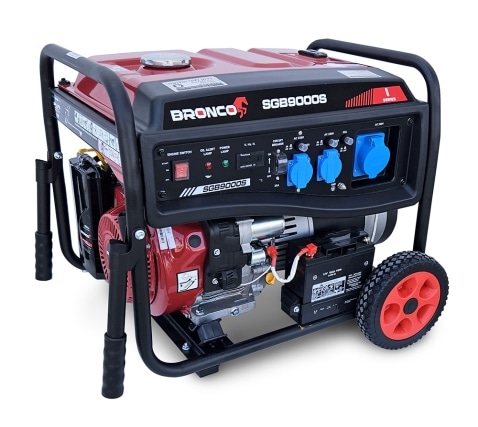 גנרטור בנזין התנעה חשמלית Bronco SGB9000S 8500W AVR
