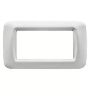 מסגרת גוויס לבנה 4 מקום Gewiss top 22504