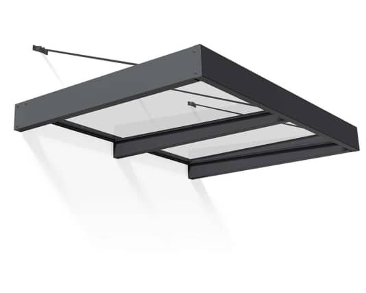 גגון Sophia XL אפור שקוף 1.4x1.9 מבית קאנופיה Canopia