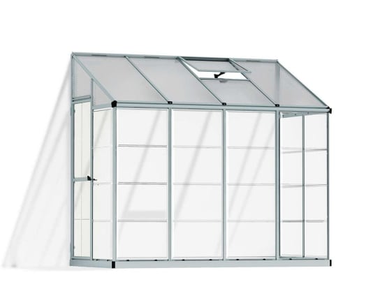 חממה ביתית 1.2X2.4 Lean To כסף-הייבריד