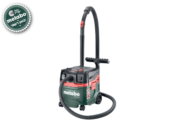 שואב אבק יבשרטוב עם שקע טכני Metabo ASA 20 L PC 1200W
