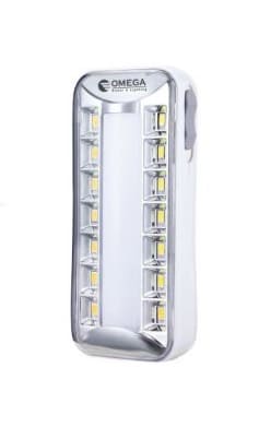 פנס חירום נטען לד 14+10 OMEGA