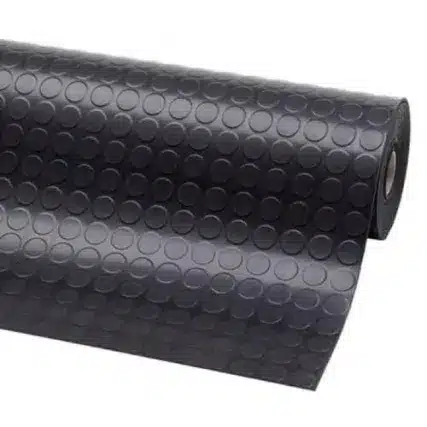 משטח PVC לרצפה רוחב 1 מטר צבע שחור מחיר למטר