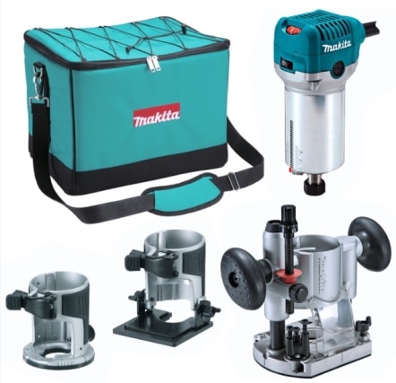 רוטר/טרימר משולב חשמלי Makita RT0700CX2 710W