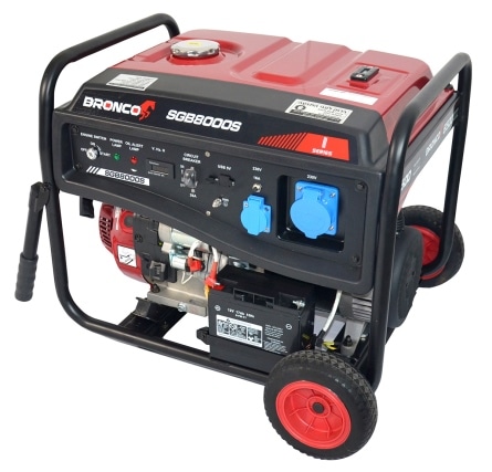 גנרטור בנזין התנעה חשמלית Bronco SGB8000S 7500W AVR